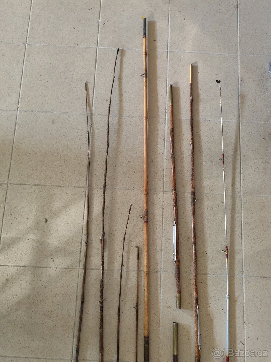 Bambusový rybářský prut - 5