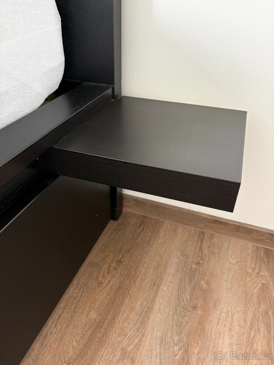 Postel Malm 140x200 + 4 kontejnery - 5