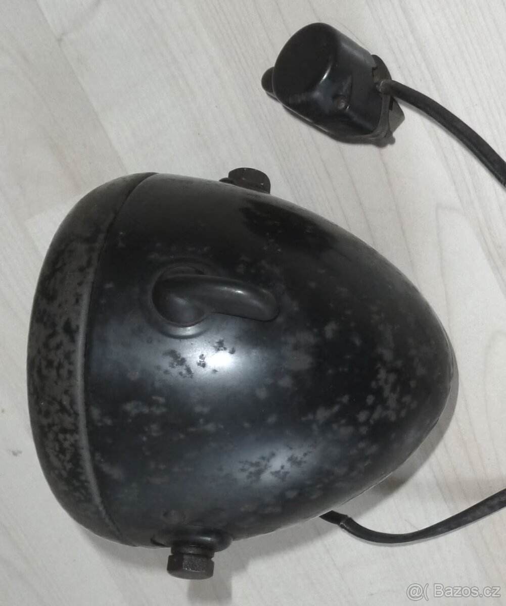 ČZ 98 třírychlostní přední světlo BOSCH kompletní zachovalé - 5