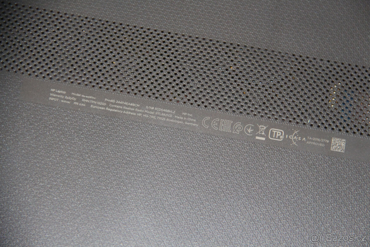 Notebook HP 15s / 3020e dual/ 4GB DDR4/ 128GB SSD/ - 5