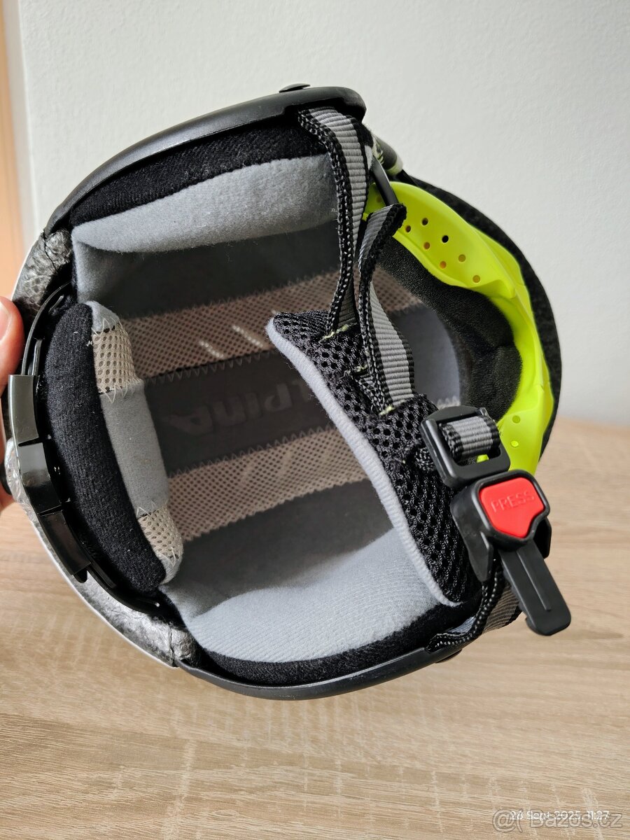 Dětská lyžařská přilba 54-58cm Alpina - 5