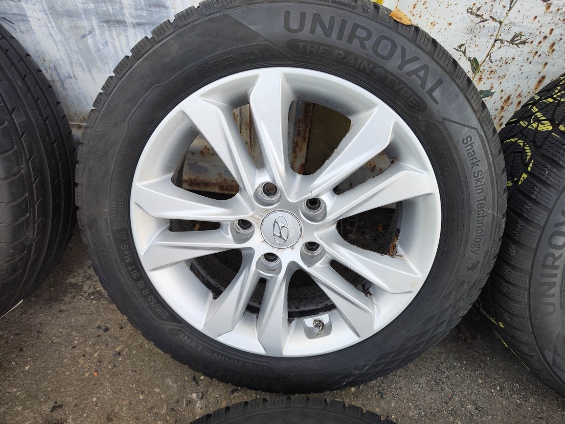 16"zimní alu sada 5x114 origo Hyundai i30 Ceed Venga TPMS - 5