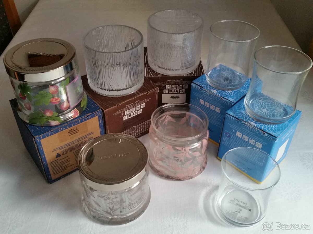 PARTYLITE U.S.A. - sklo - dekorace - svíčka - 5