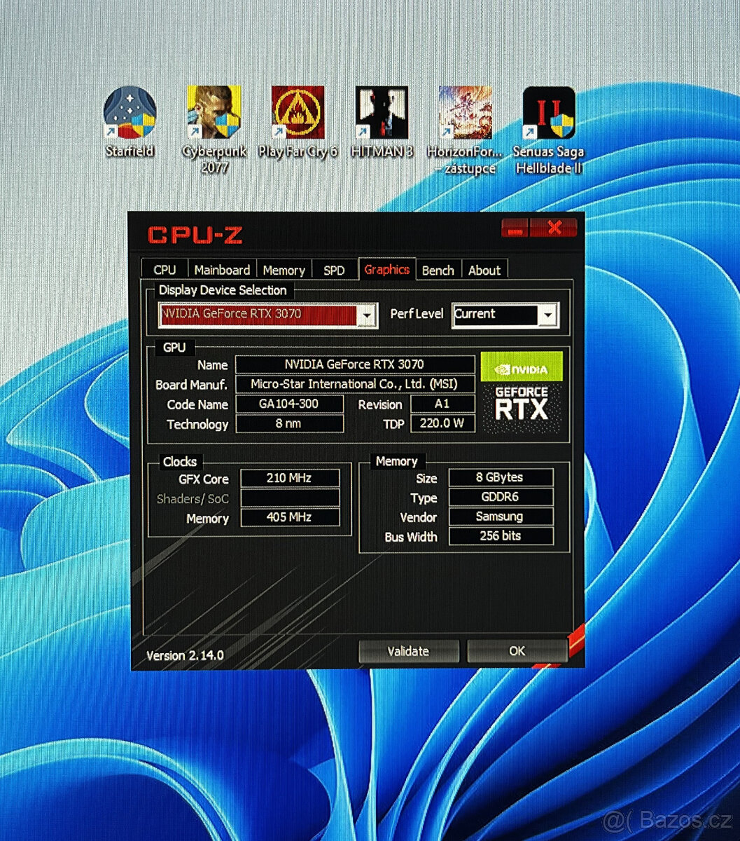 Herně pracovní stroj RTX 3070 / i7 12700 / 32GB DDR4 - 5