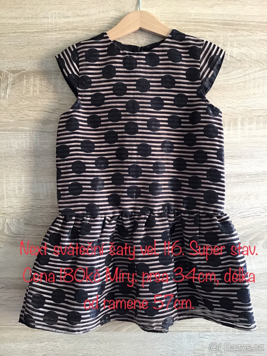 Dívčí šaty a sukně vel. 116 - 5