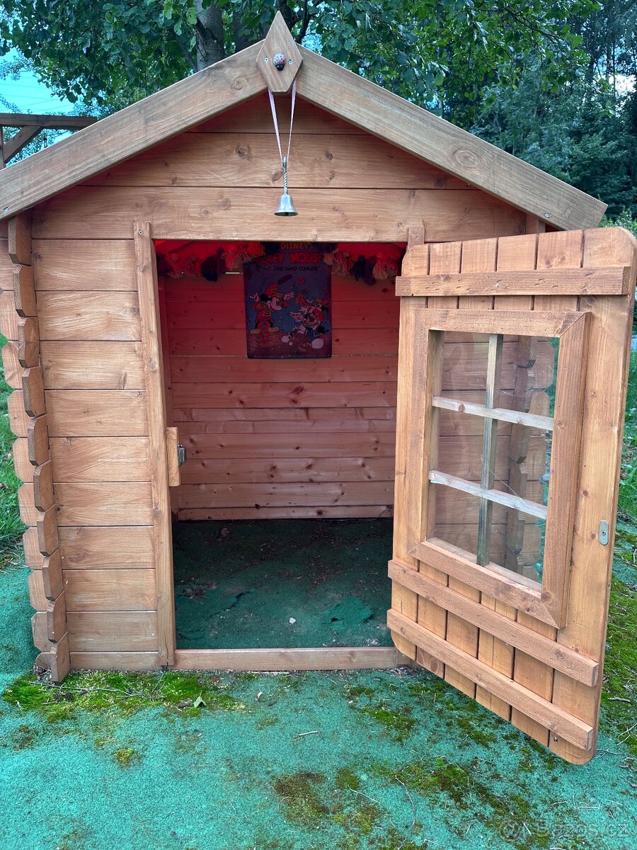 Dětský dřevěný venkovní domeček - 5