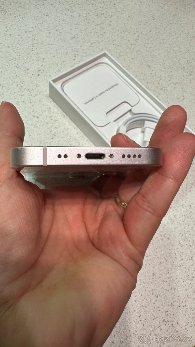 IPhone 13mini 128gb růžový, top stav - 5