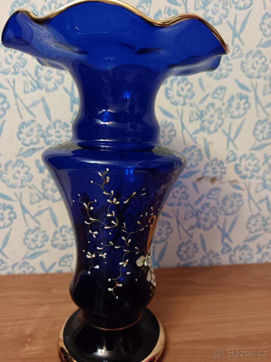 Prodám modrou skleněnou - 5