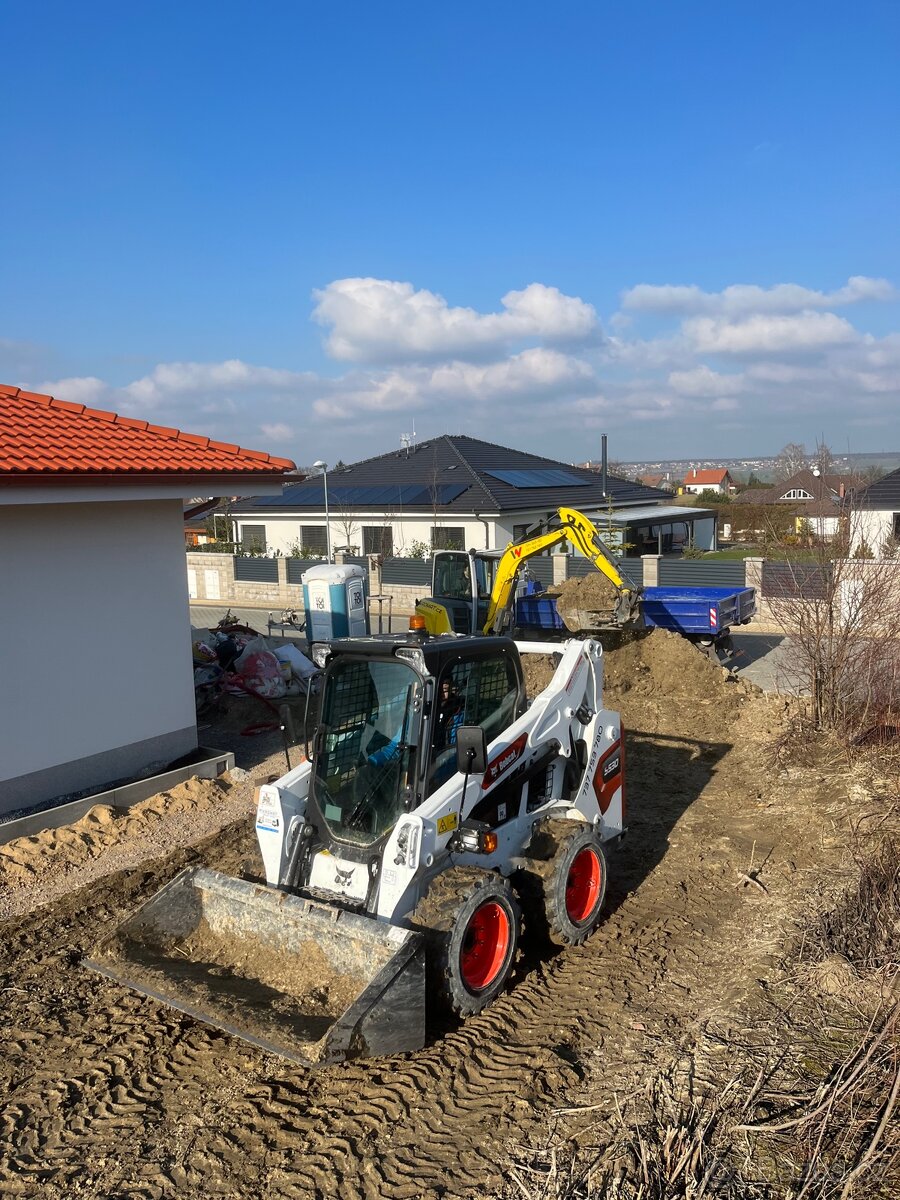 Zemní práce, Autodoprava, bagr, kontejner. - 5