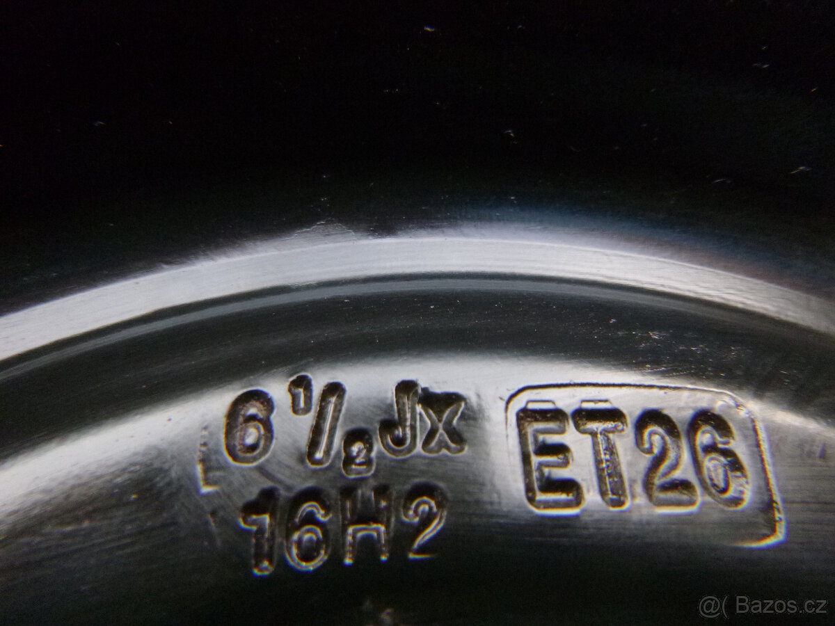 Plechové disky sada Peugeot Citroen 4x108 6,5Jx16 ET26 - 5