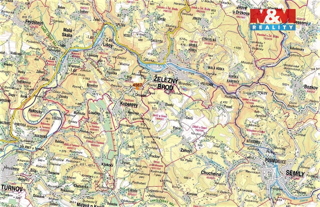 Prodej lesa, 3547 m², Koberovy - 5