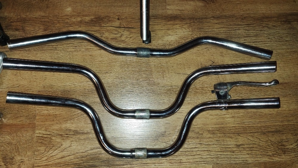 Chrom řídítka na kolo a představce - 5