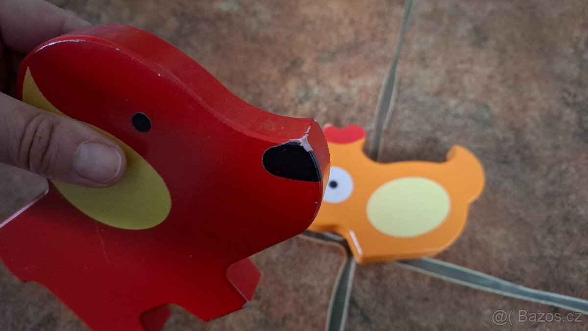 Dřevěný domeček se zvířátky - 5