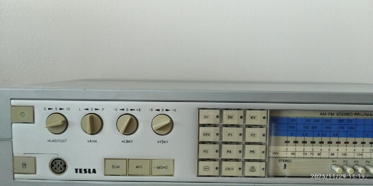 Stereo přijímač Tesla Sólo 638A - 5