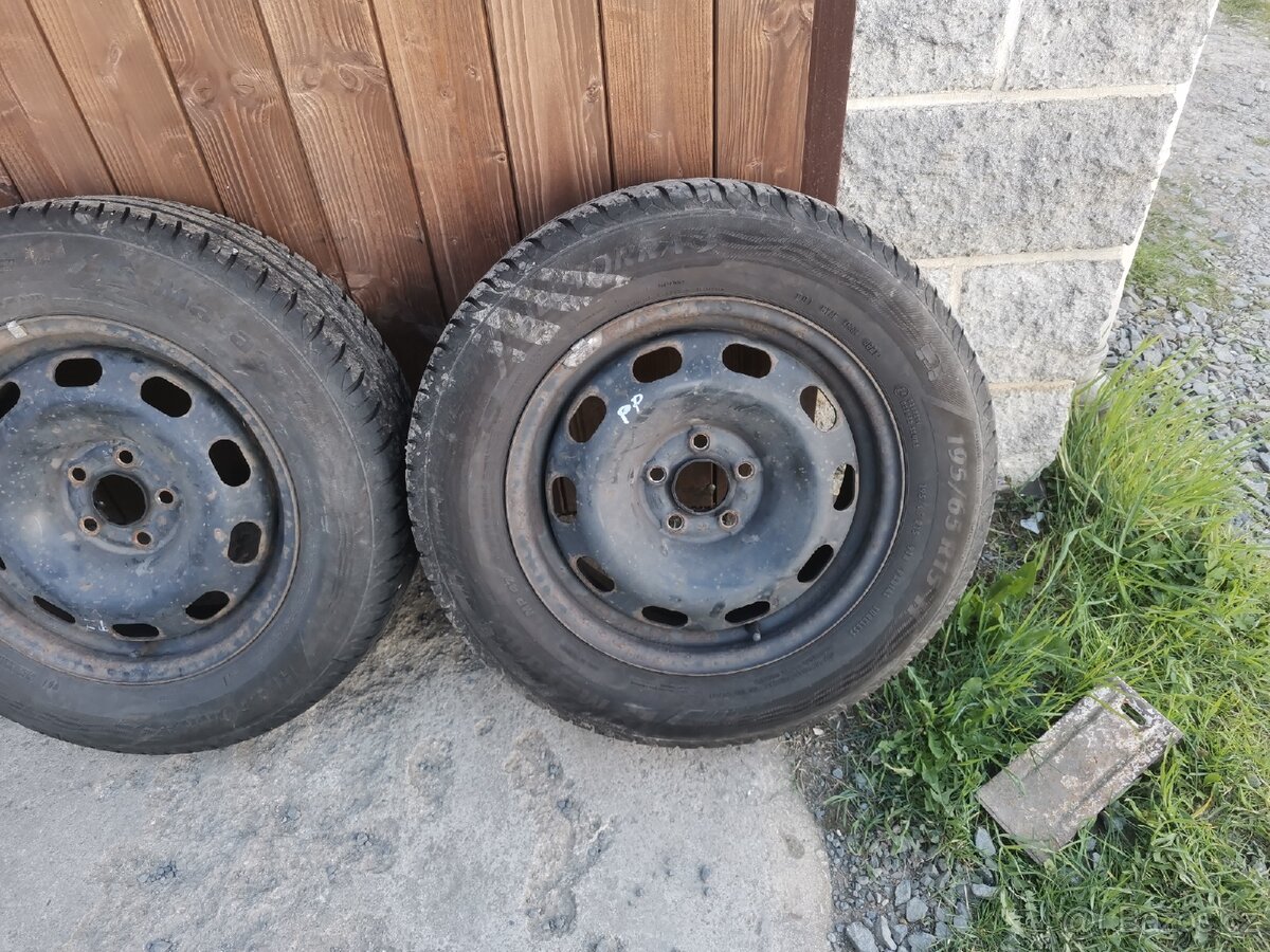 Sada plechových disků 5x100 R15 - 5