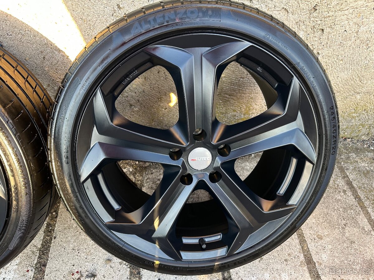 AUTEC XENOS 20" BLACK MATT 5 x 120 | PNEU 245/40/20
