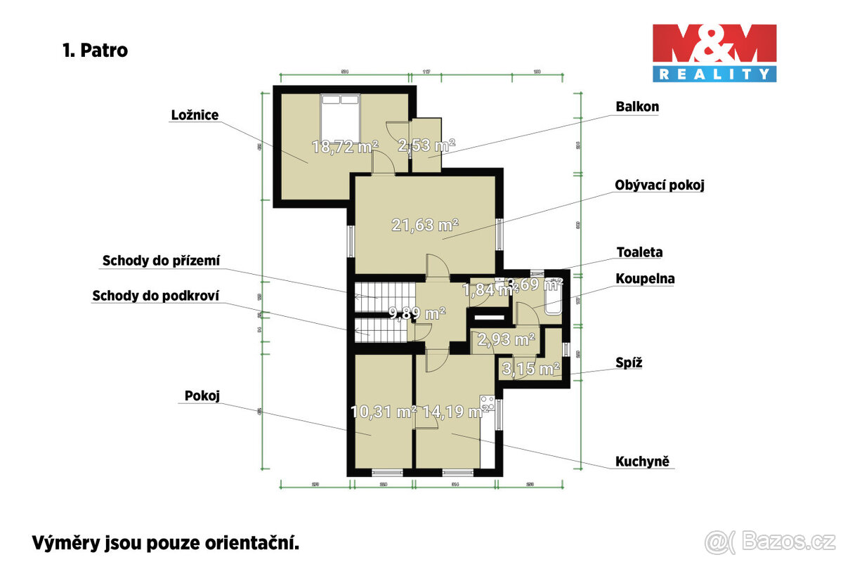 Prodej rodinného domu, 128 m², Kozojedy - 5
