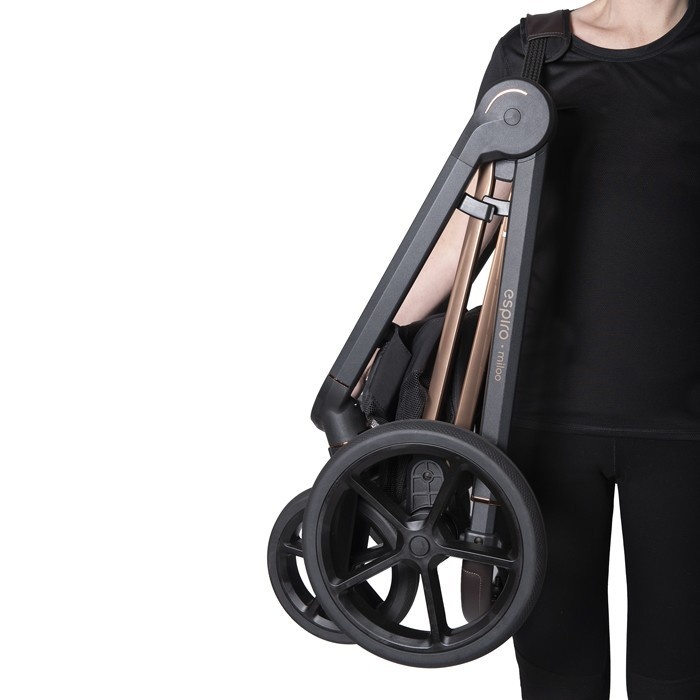 Kombinovaný kočárek Espiro Miloo 110 Diamond Black - 5