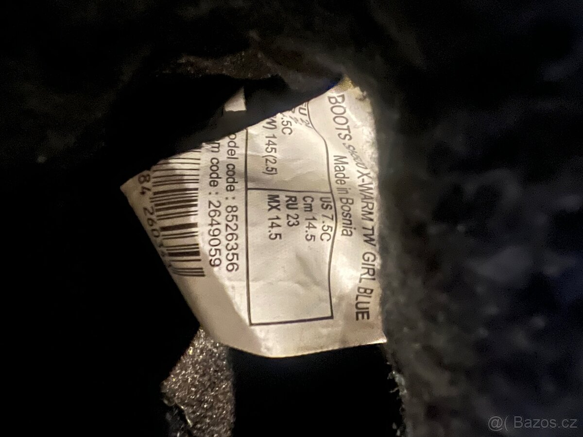 Zimní boty sněhule Decathlon vel 24 - 5