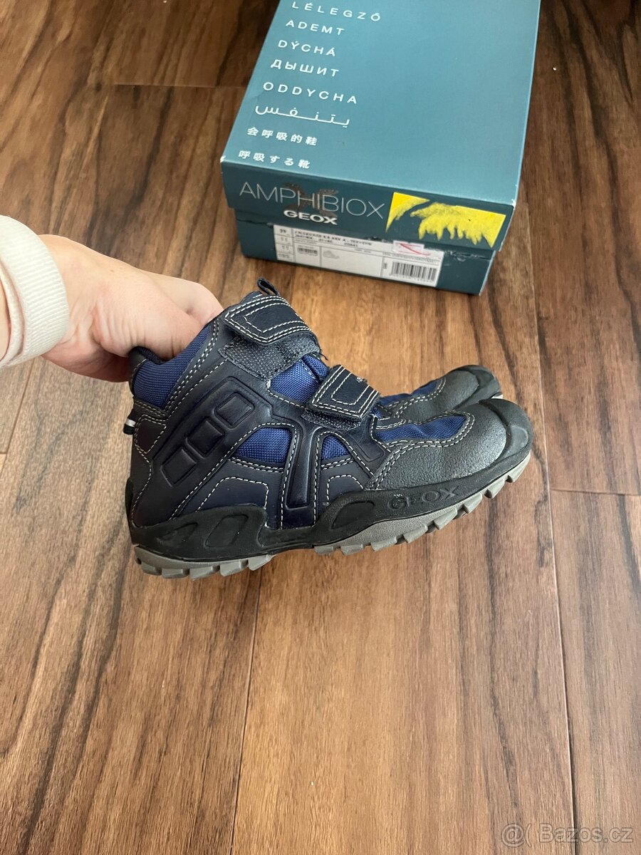 Klučičí chlapecké zimní boty Geox Respira Amphibiox - 5