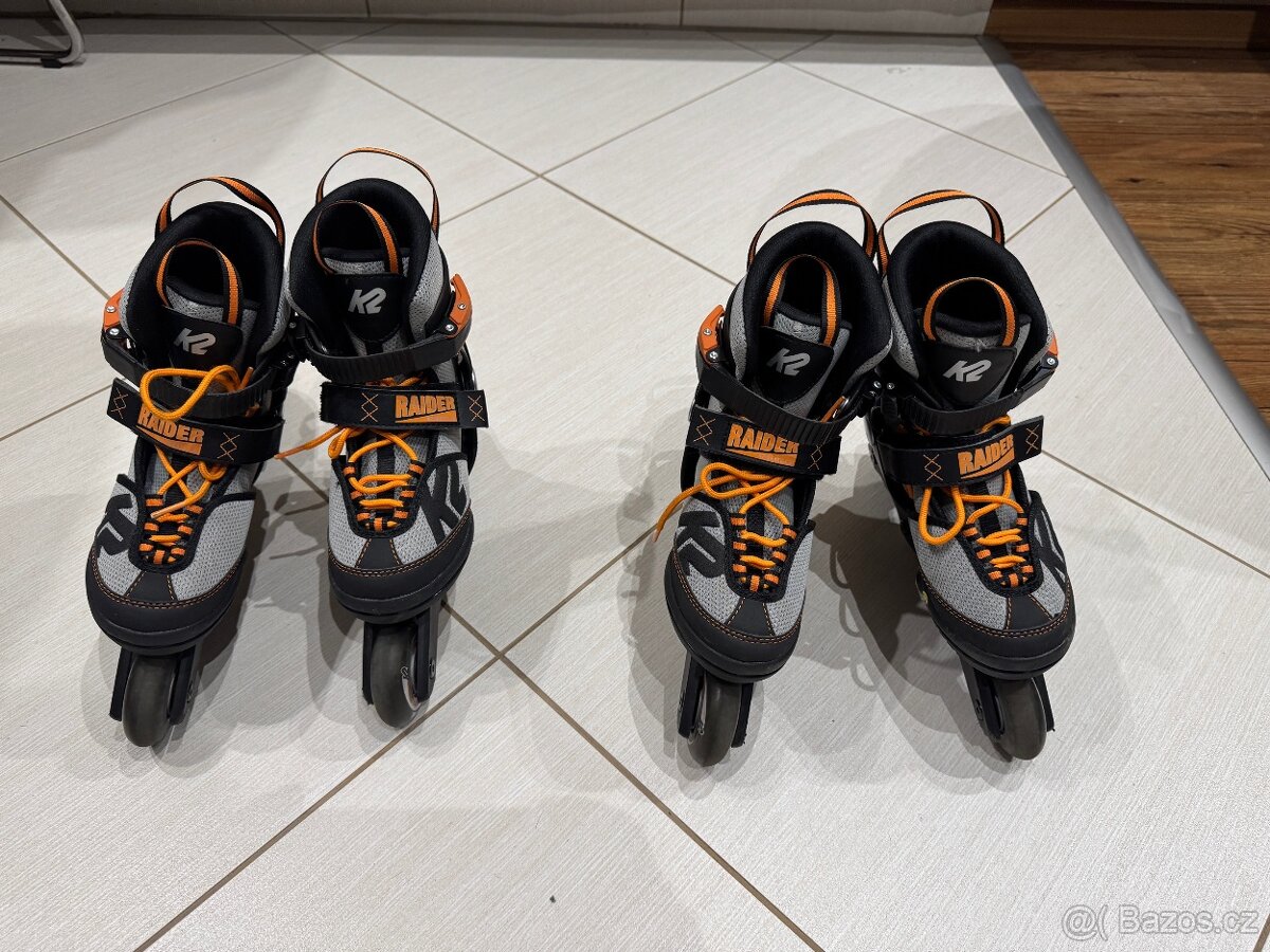 Dětské rostoucí kolečkové inline brusle K2 (2 x) - 5