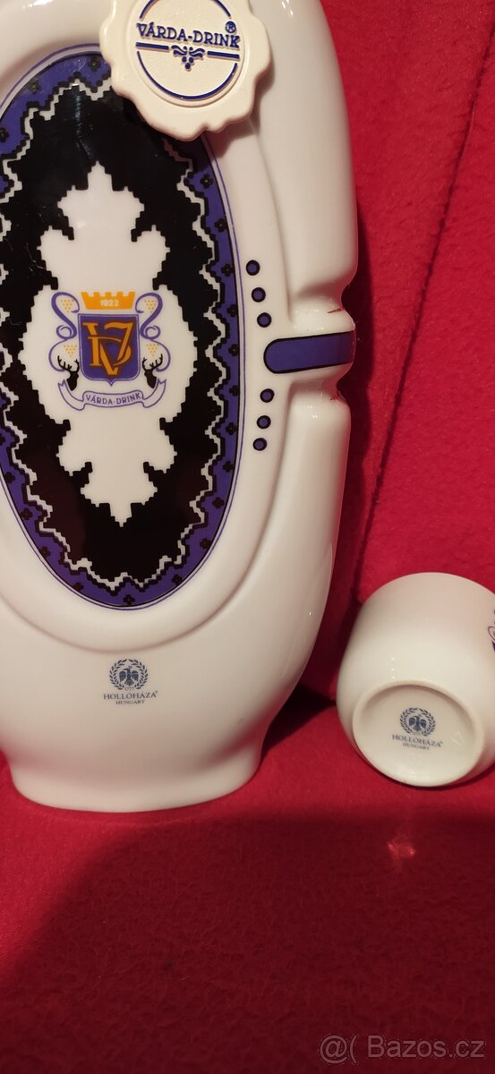 Porcelánová sada na alkohol - Hollóháza - 5
