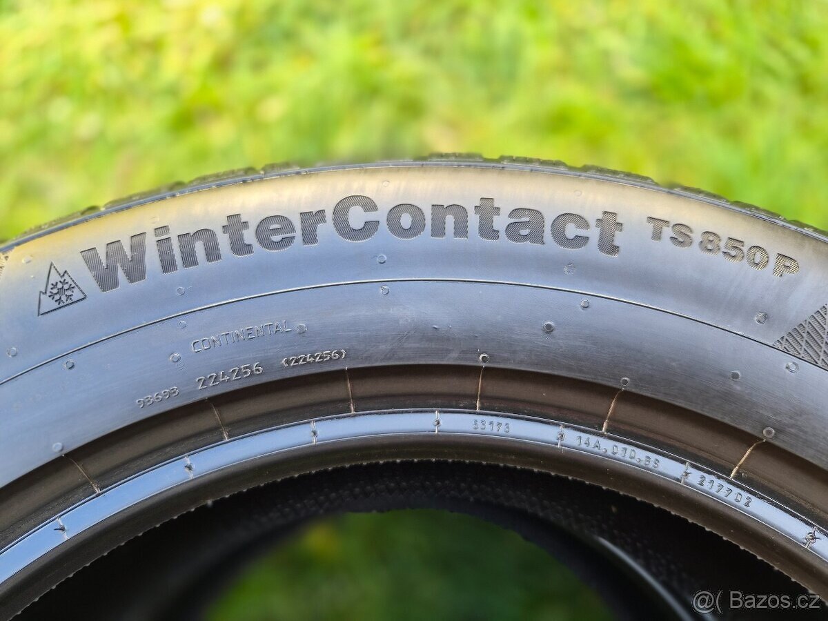 4x Zimní pneu Continental Winter TS850P - 235/60 R18XL - 80% - 5