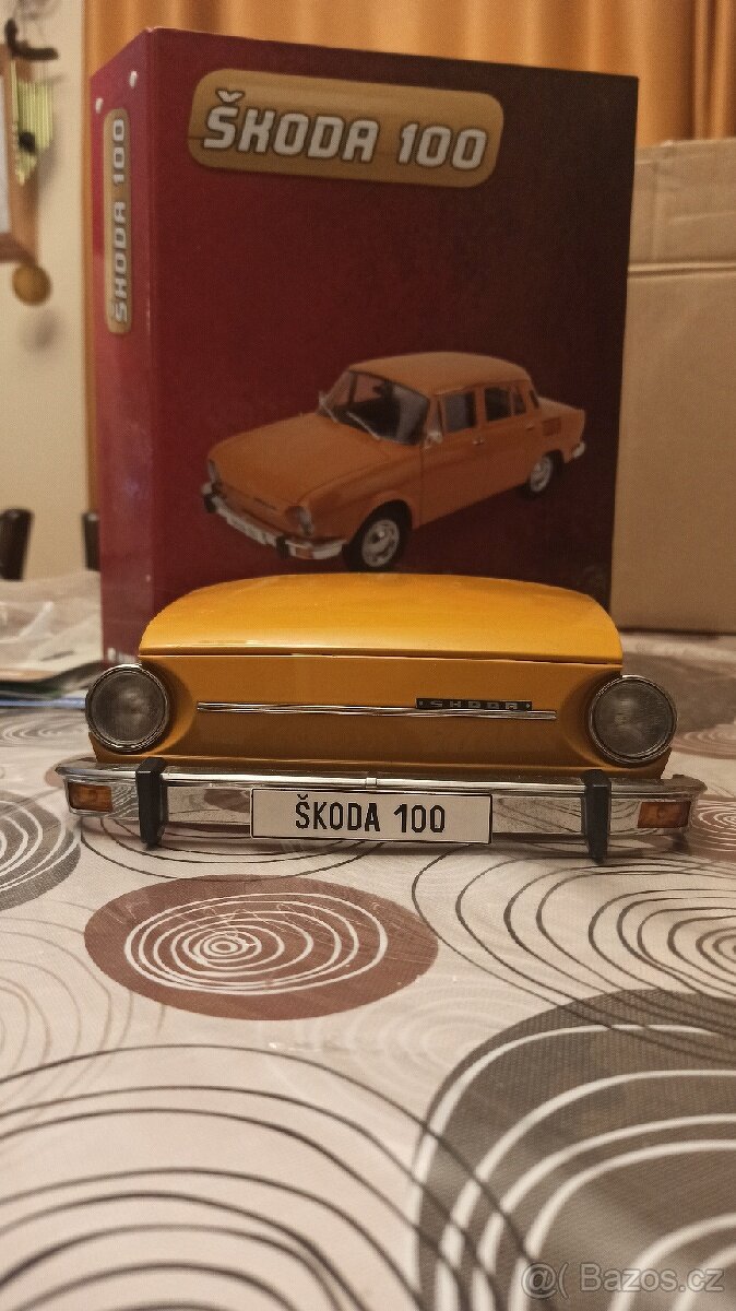 Skládačka Dodge charger Ford mustang Škoda 100 1:8 - 5