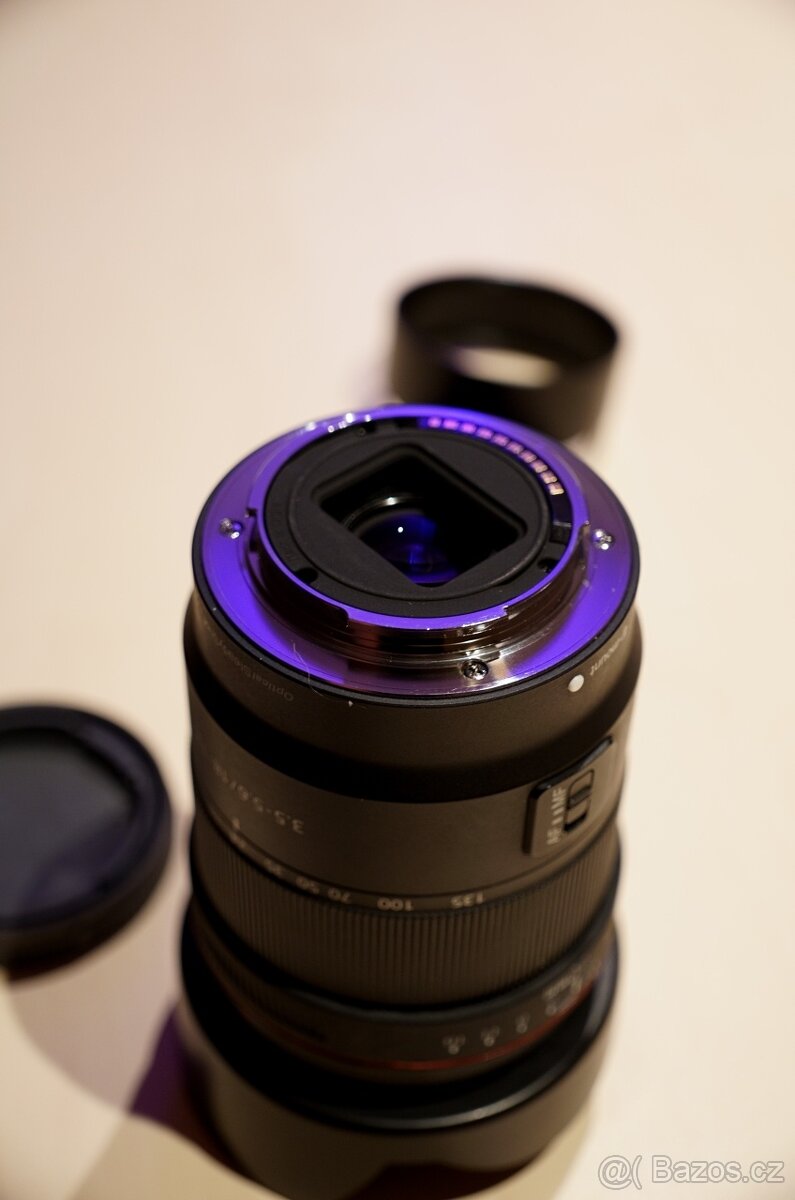 SONY 3.5-5.6/18-135 (SEL18135) + 3x filtr + hliníková clona - 5