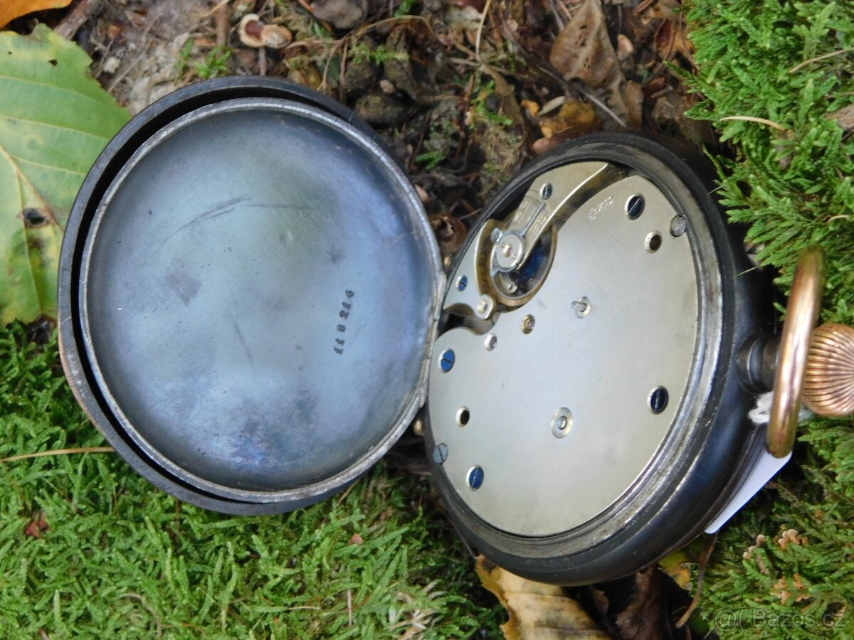 RARITNÍ obrovské starožitné kapesní hodinky REGULATEUR 300 g - 5