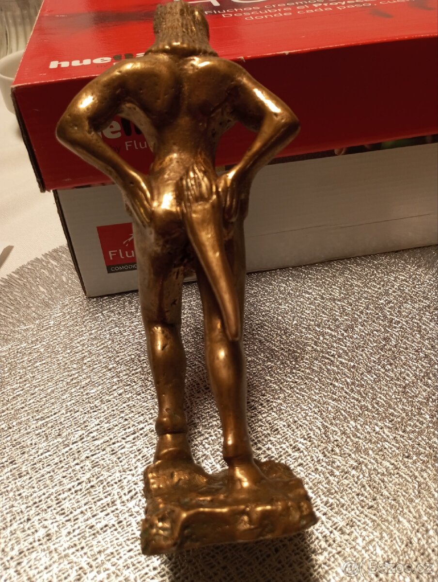 Bronzová socha satyra - 5