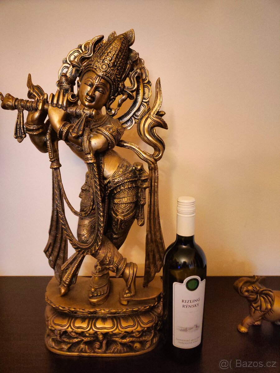 Krišna hrajúci na flautu - 5