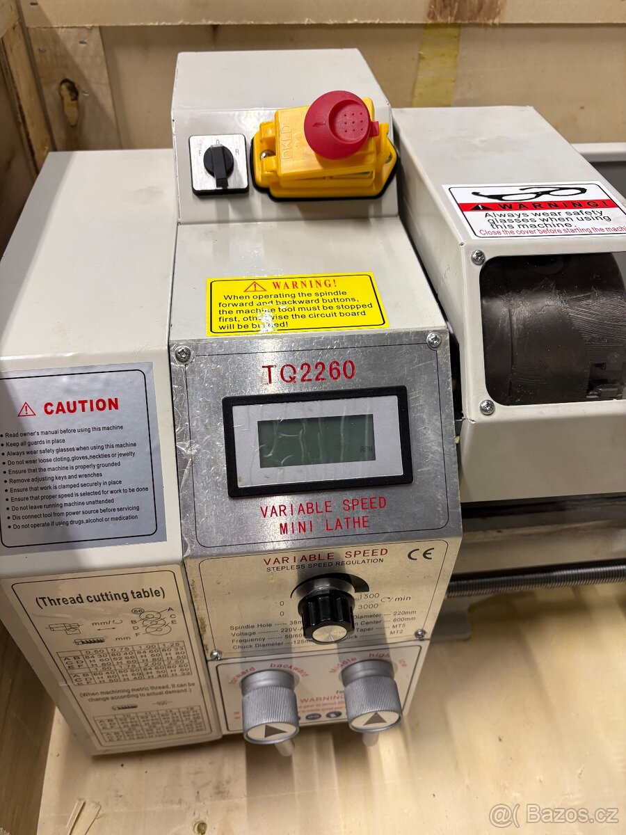 Stolní soustruh 230v 600mm - 5