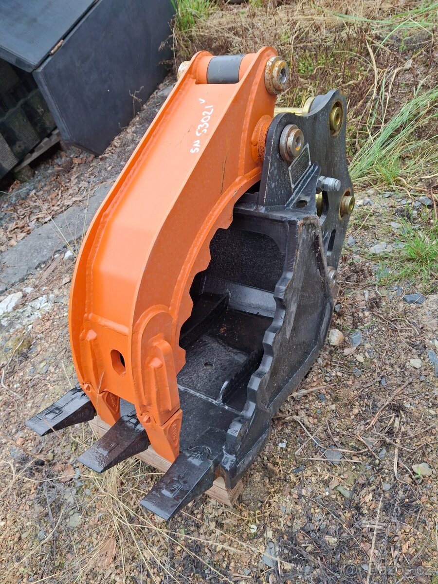 Lopata - lžíce na minibagr s přidržovačem - 5