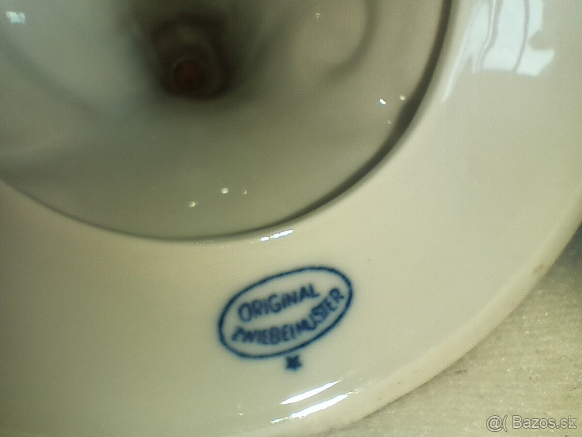 Krásný zdobný svícen originální Cibulak 1983 - 5