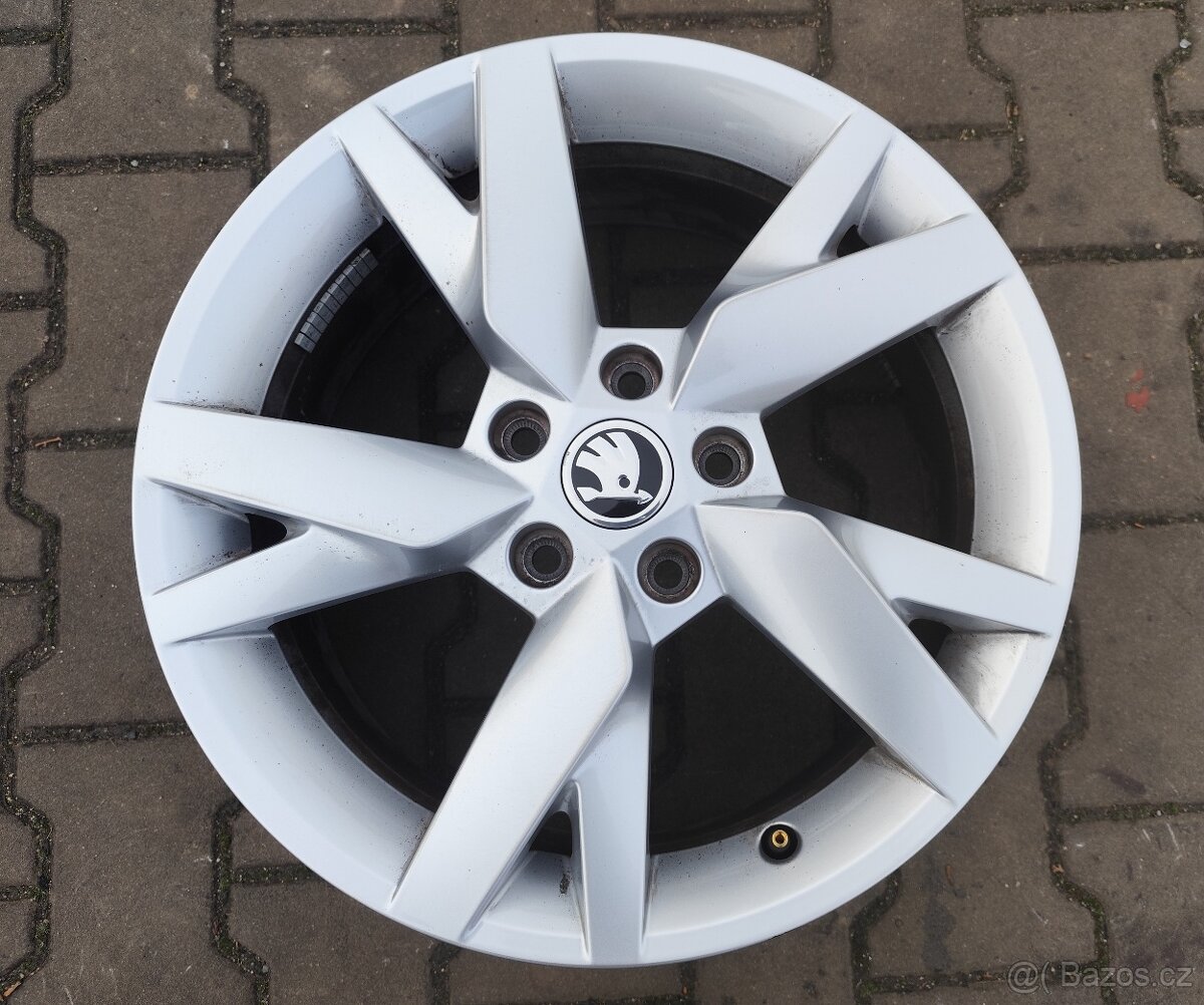 Alu kola originál Škoda Octavia IV 5x112 R17 Lyra - 5