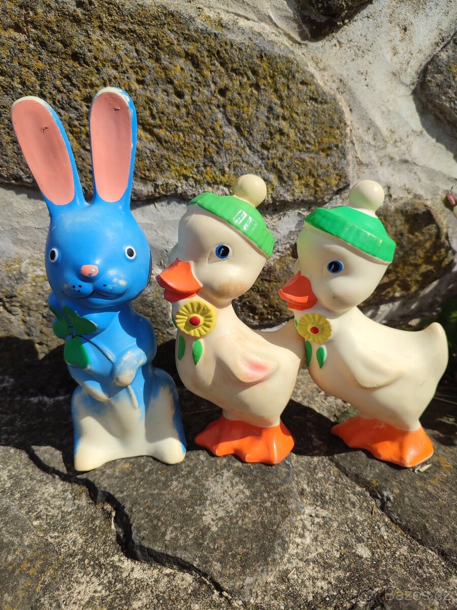 Retro gumové hračky 2. - 5