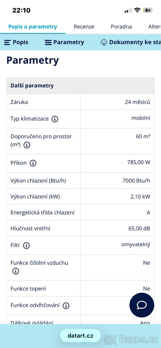 Mobilní klimatizace - 5
