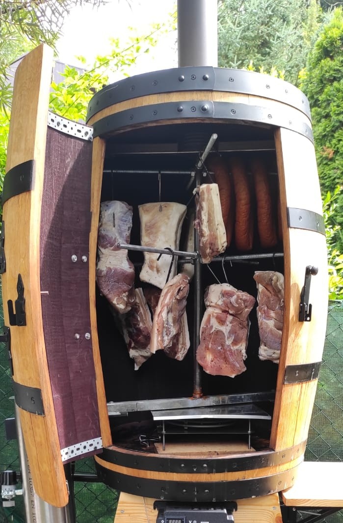 Udírna ze sudu - plně automatická - 5