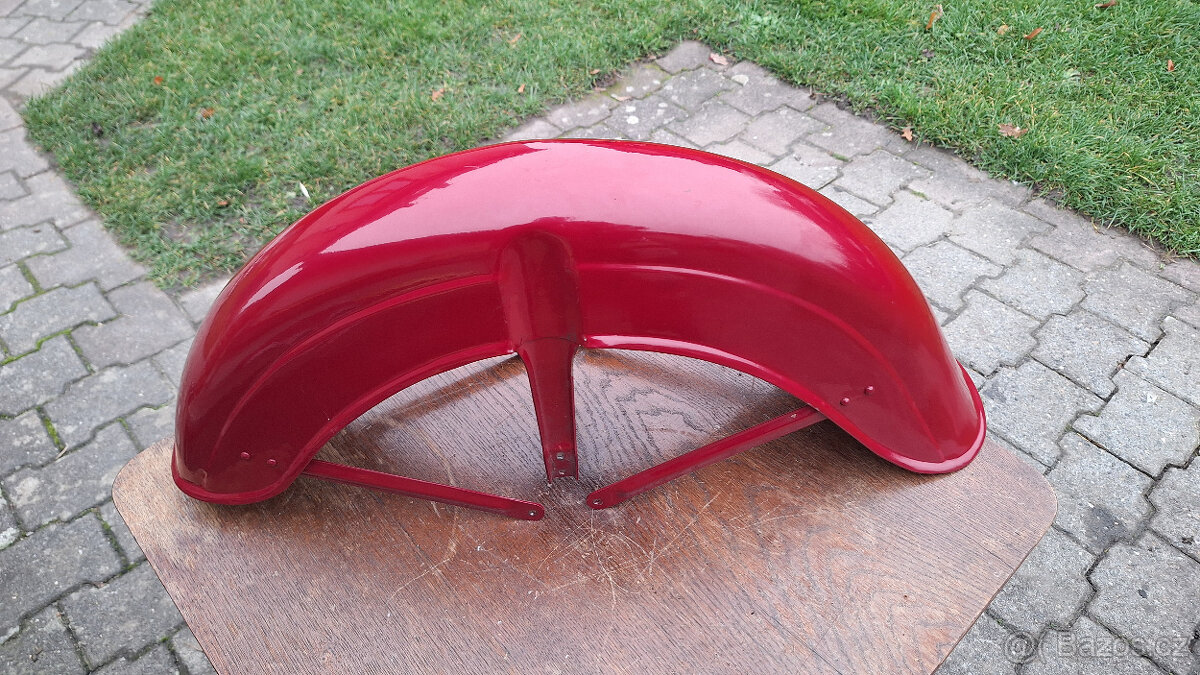 Jawa 350 blatník, padací rám, zadní plech madlo, zapalování - 5