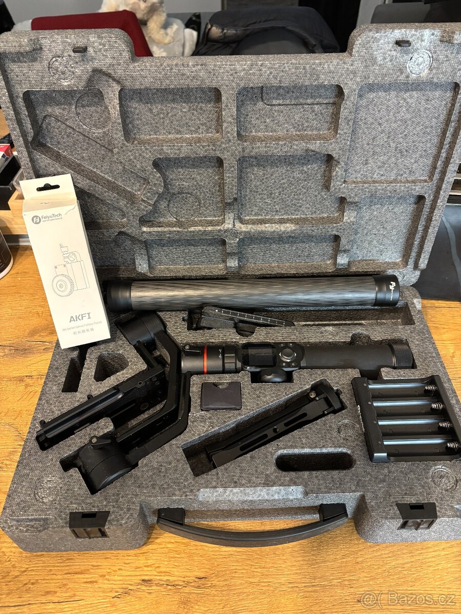 FEIYU TECH AK 2000 stabilizátor + Follow Focus + karb. tyč - 5