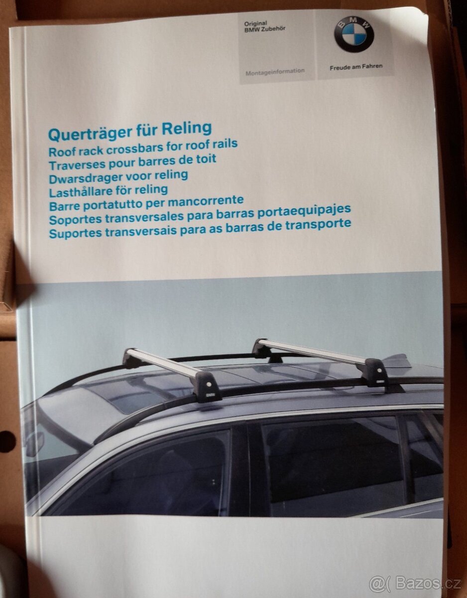 BMW e91 Touring střešní nosiče originál - 5