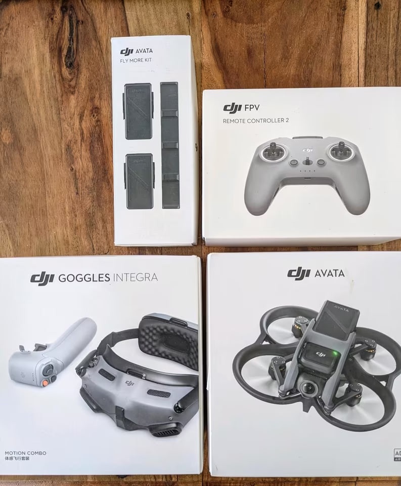 DJI Avata FPV dron + brýle Goggles + Controller 2 + 2× extra - 5
