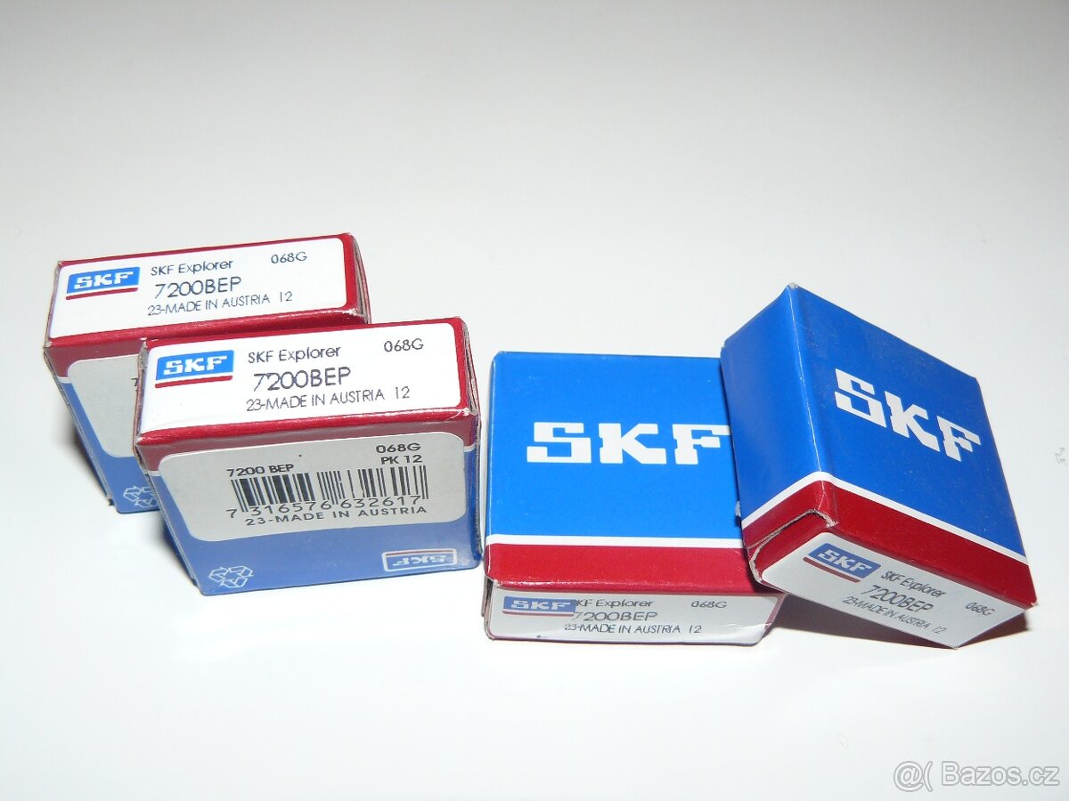 Ložisko 7200 BEP SKF kuličkové GERMANY (NOVÉ) kvalita - 5