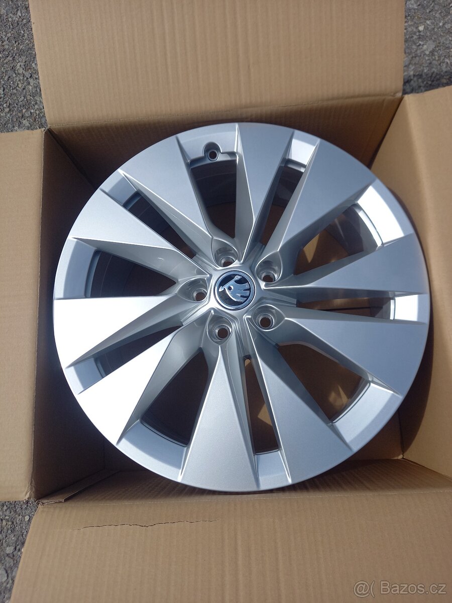 Š.Elroq,Enyaq, Karoq, Seat Ateca - NOVÉ 19 orig.Alu disky- 8 - 5