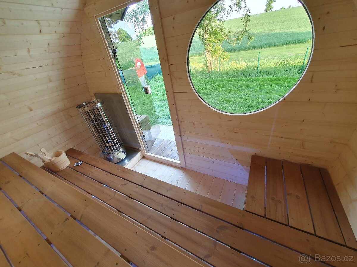 Fínska sauna Šmolko/ exteriérová sauna - 5