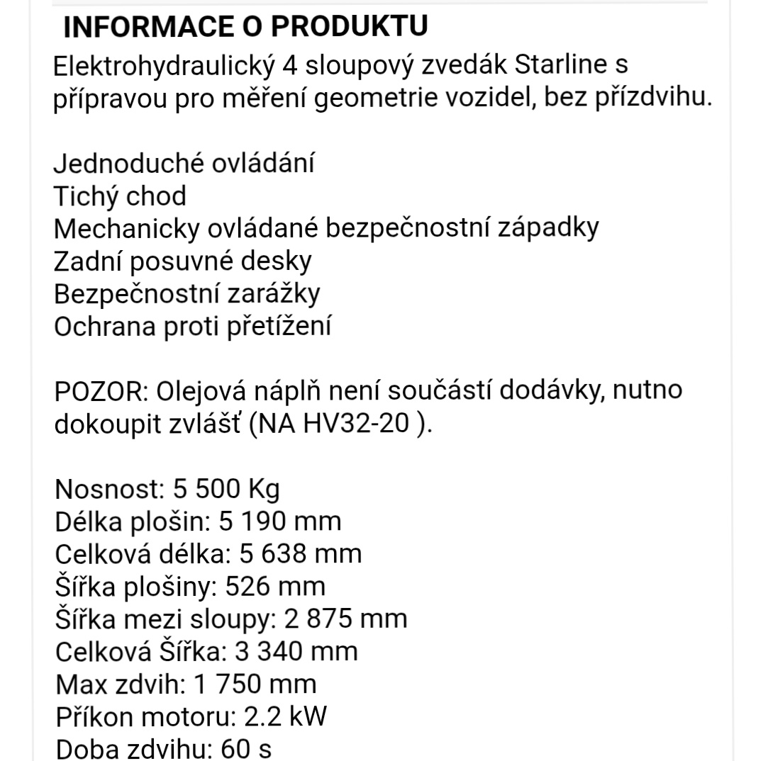 Hever čtyřsloupový - 5