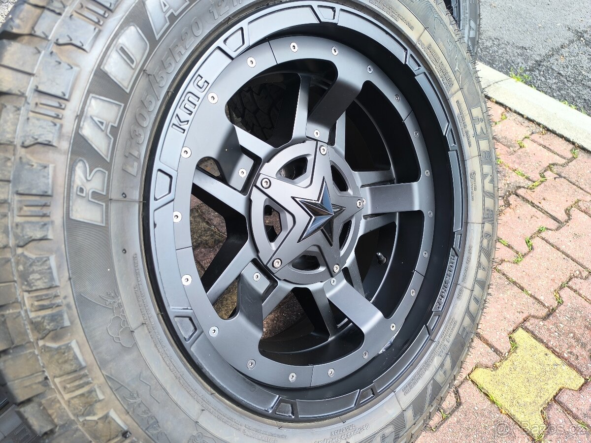 ALU KOLA XD 827 ROCKSTAR III 20x10 ČERNÝ MAT