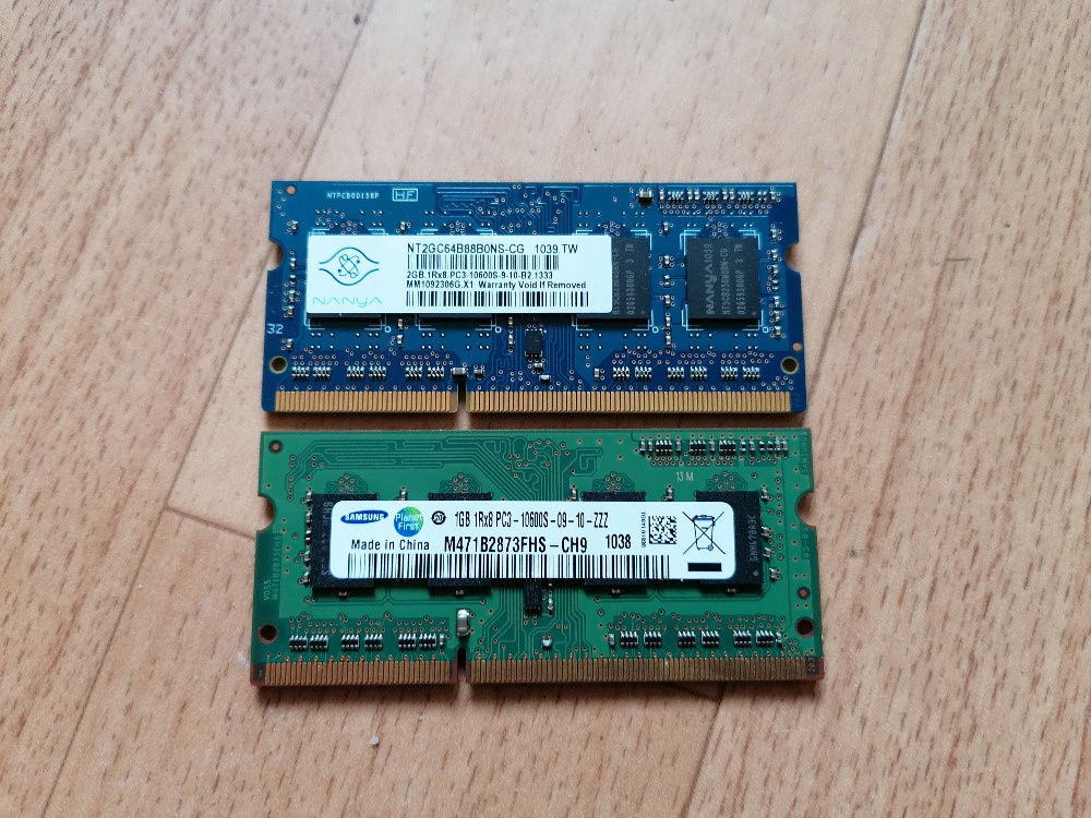 3GB DDR3 operační paměť RAM pro notebook notebooky - 5