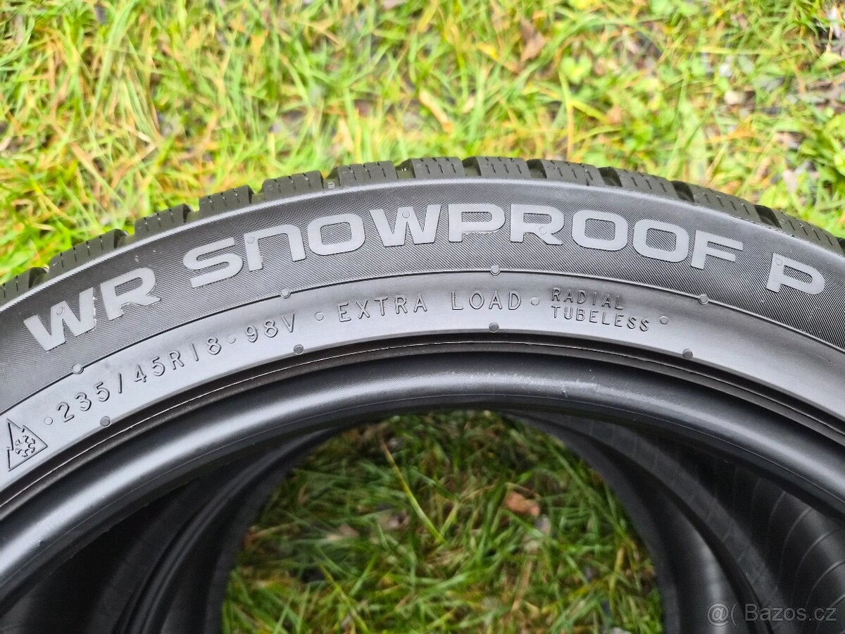 4x Zimní pneu Nokian WR SNOWPROOF P - 235/45 R18 XL - 90% - 5